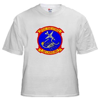 3LAADB - A01 - 04 - 3rd Low Altitude Air Defense Bn - White T-Shirt - Click Image to Close
